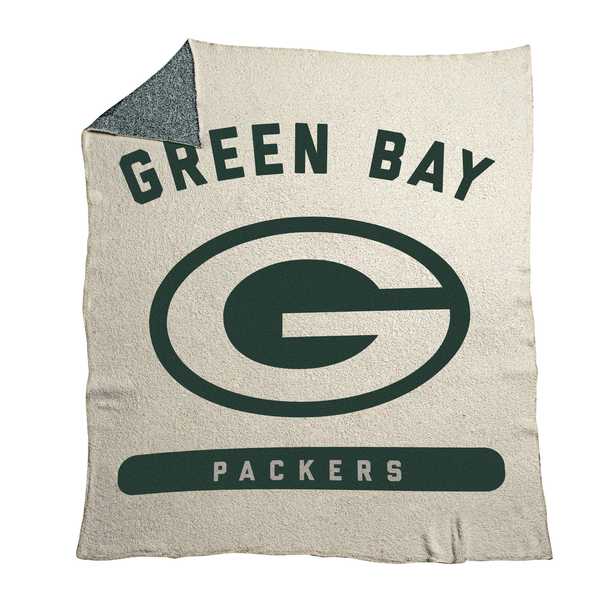 NFL Green Bay Packers Logo Brands 50x60 Luxe Dreams Throw