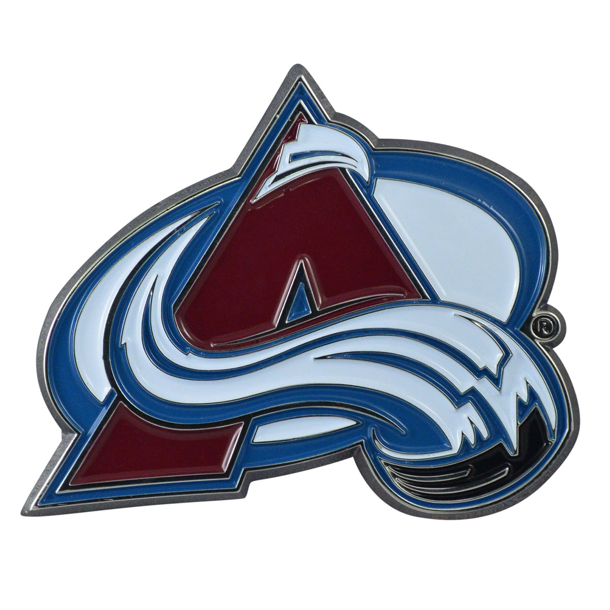 NHL Colorado Avalanche Logo Brands Color Metal Emblem