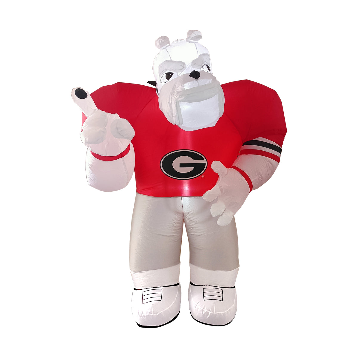 NCAA Georgia Bulldogs Logo Brands 7 Foot Yard Inflatable Mascot