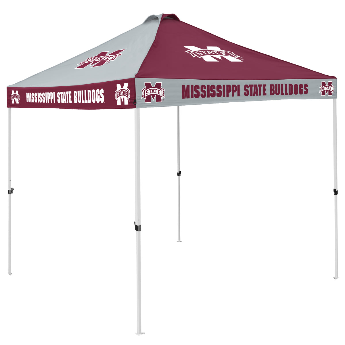 NCAA Mississippi State Bulldogs Logo Brands Checkerboard Canopy