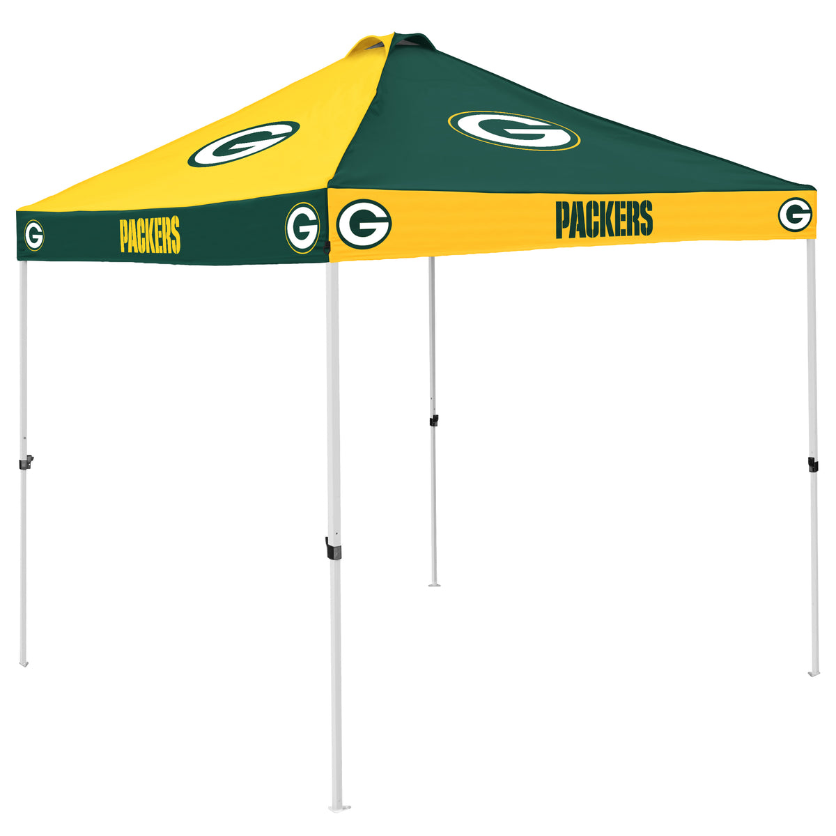 NFL Green Bay Packers Logo Brands Checkerboard Canopy