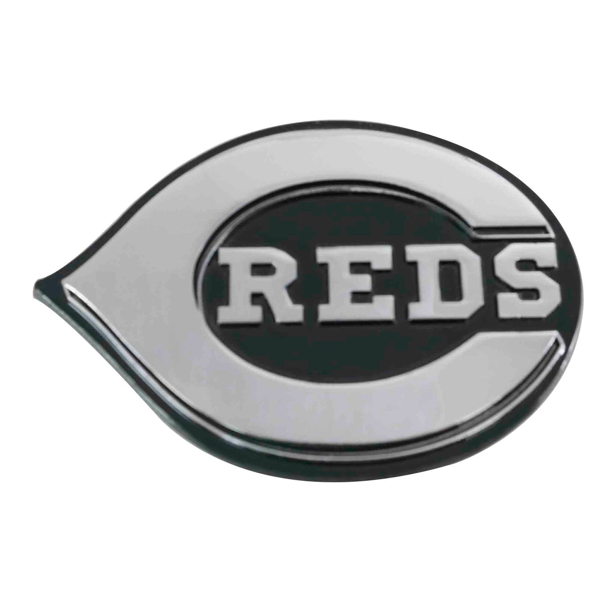 MLB Cincinnati Reds Logo Brands Chrome Metal Emblem