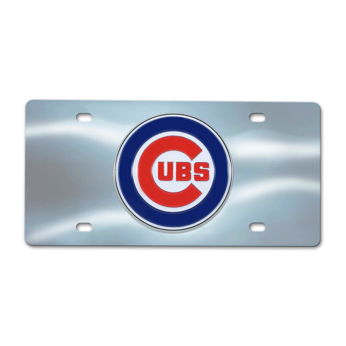 MLB Chicago Cubs Logo Brands Chrome Diecast License Plate