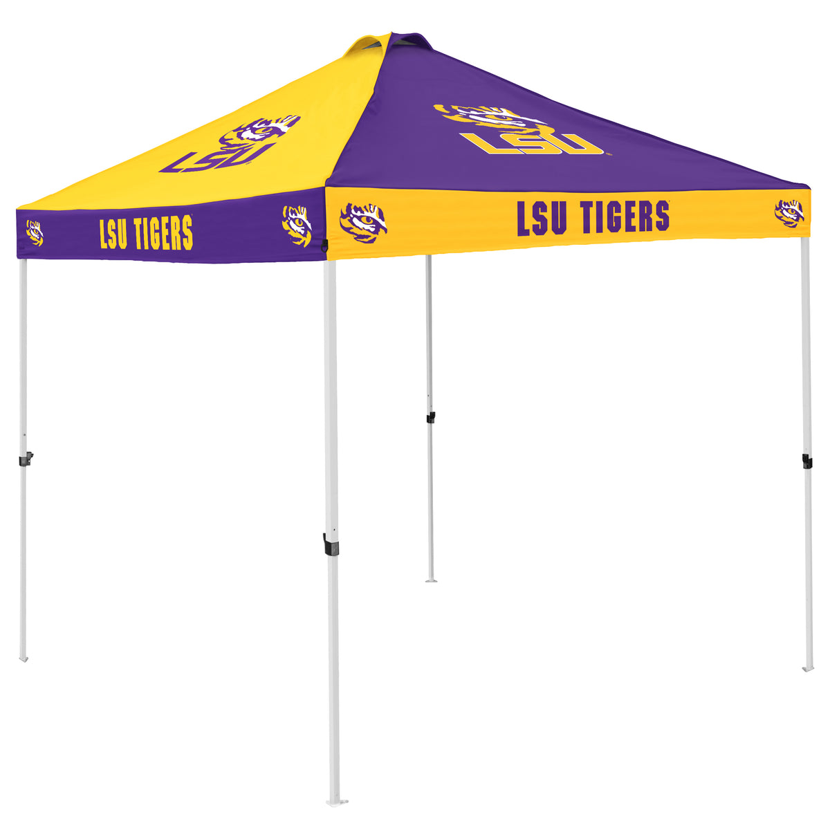 NCAA LSU Tigers Logo Brands Checkerboard Canopy