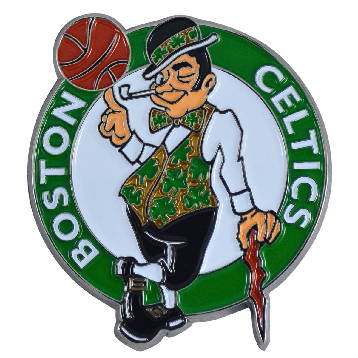 NBA Boston Celtics Logo Brands Color Metal Emblem