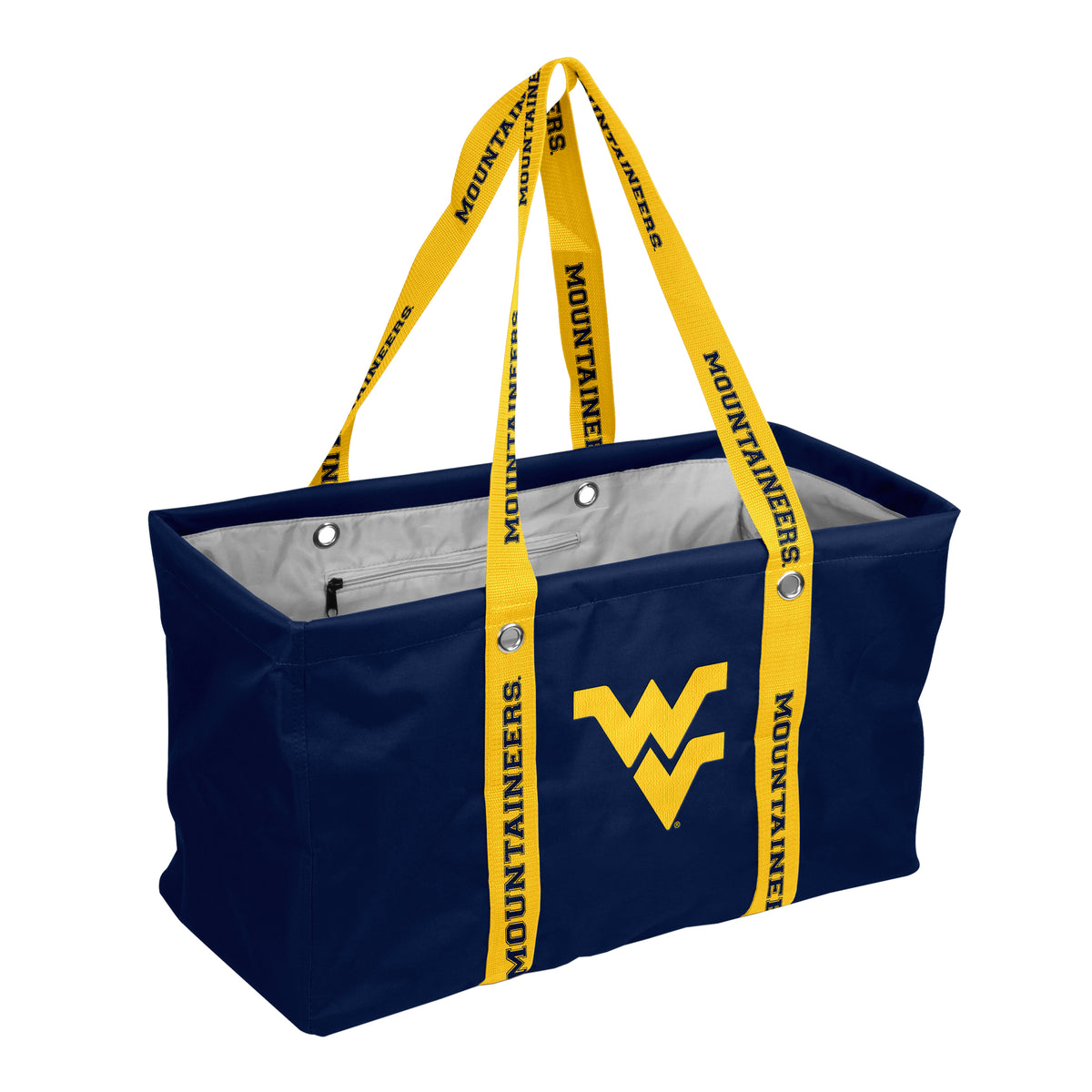NCAA West Virginia Mountaineers Logo Brands Picnic Caddy with Dig Strap