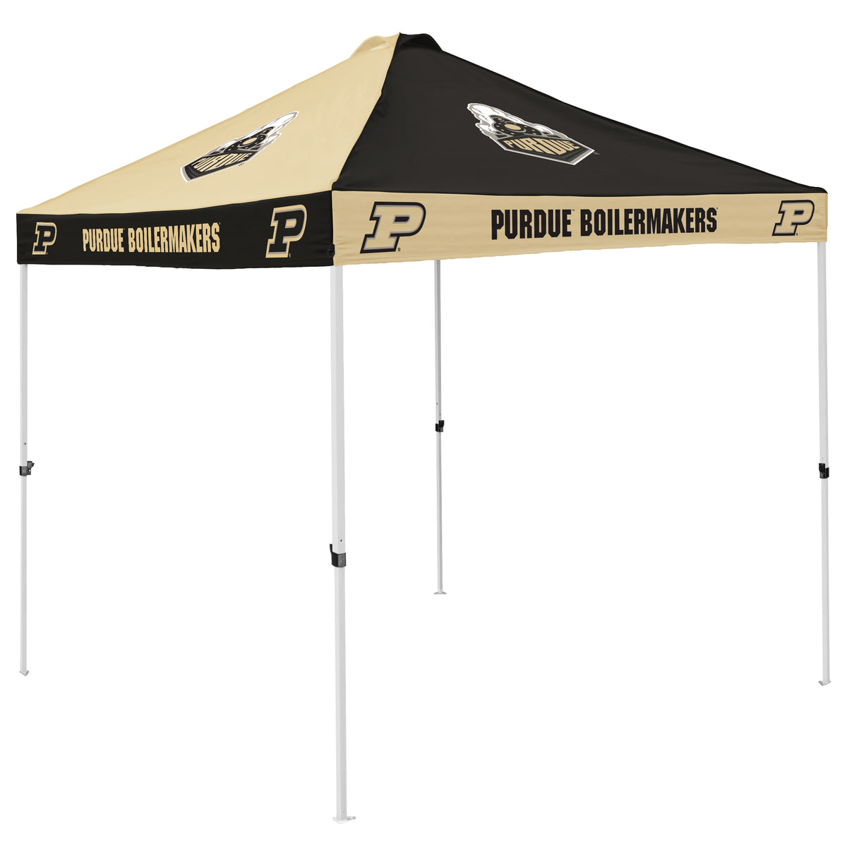 NCAA Purdue Boilermakers Logo Brands Checkerboard Canopy