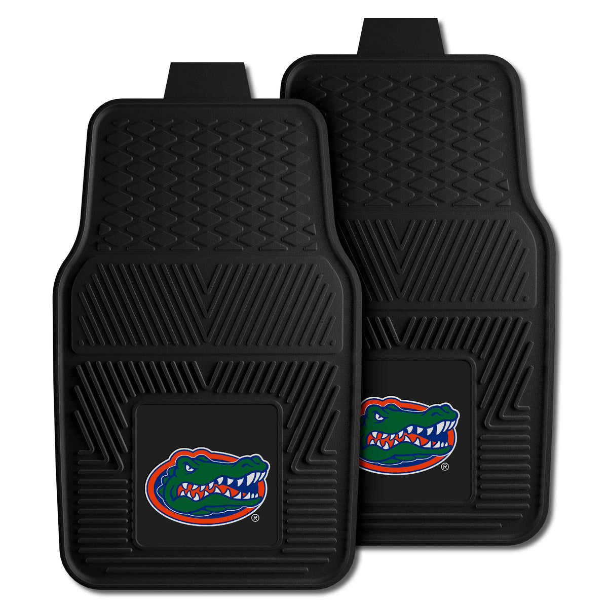 NCAA Florida Gators Logo Brands 2-Pack Vinyl Car Mat Set