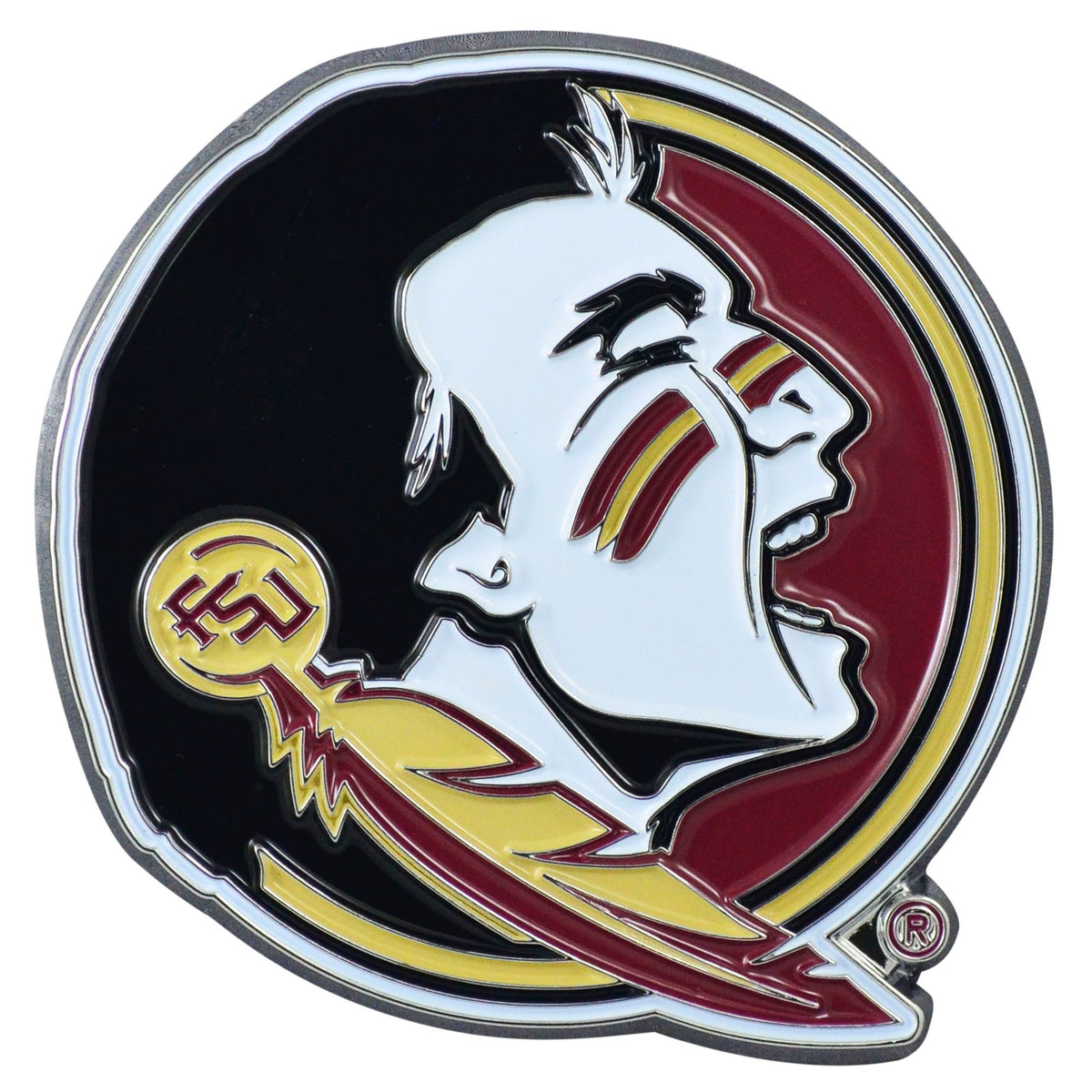 NCAA Florida State Seminoles Logo Brands Color Metal Emblem