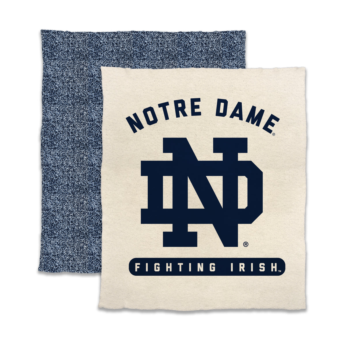 NCAA Notre Dame Fighting Irish Logo Brands 50x60 Luxe Dreams Throw