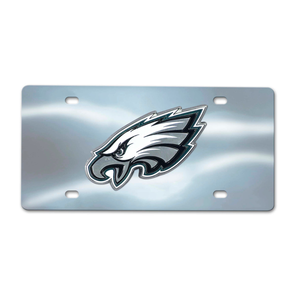 NFL Philadelphia Eagles Logo Brands Chrome Diecast License Plate