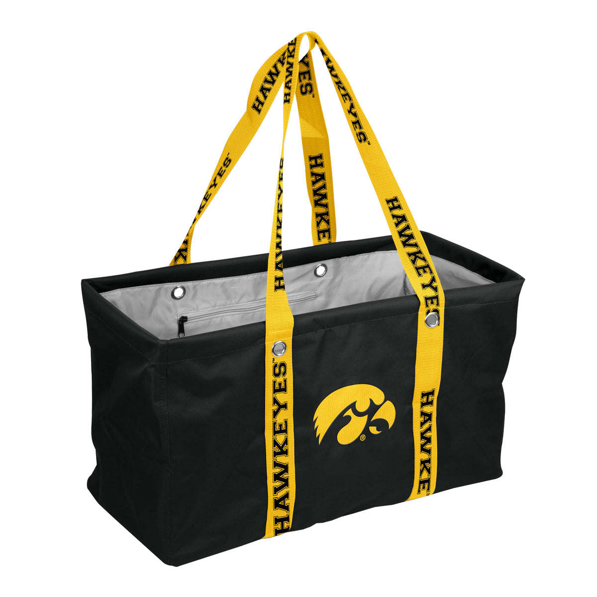 NCAA Iowa Hawkeyes Logo Brands Picnic Caddy with Dig Strap