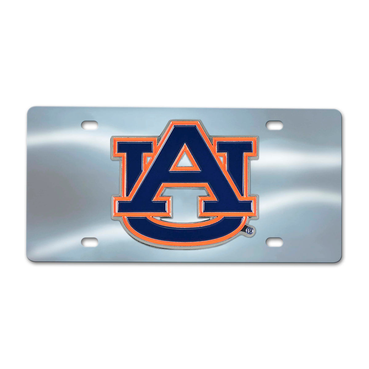 NCAA Auburn Tigers Logo Brands Chrome Diecast License Plate