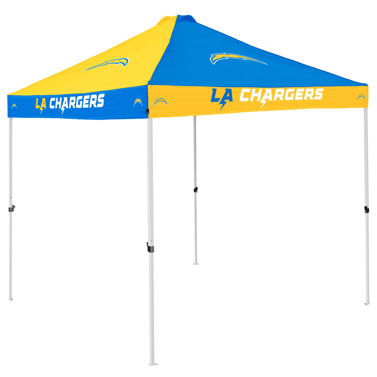 NFL Los Angeles Chargers Logo Brands Checkerboard Canopy