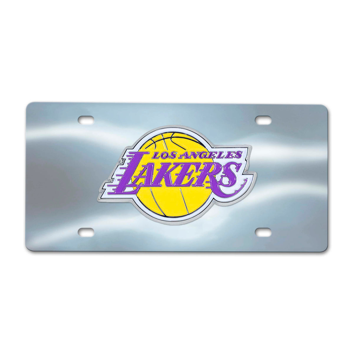NBA Los Angeles Lakers Logo Brands Chrome Diecast License Plate