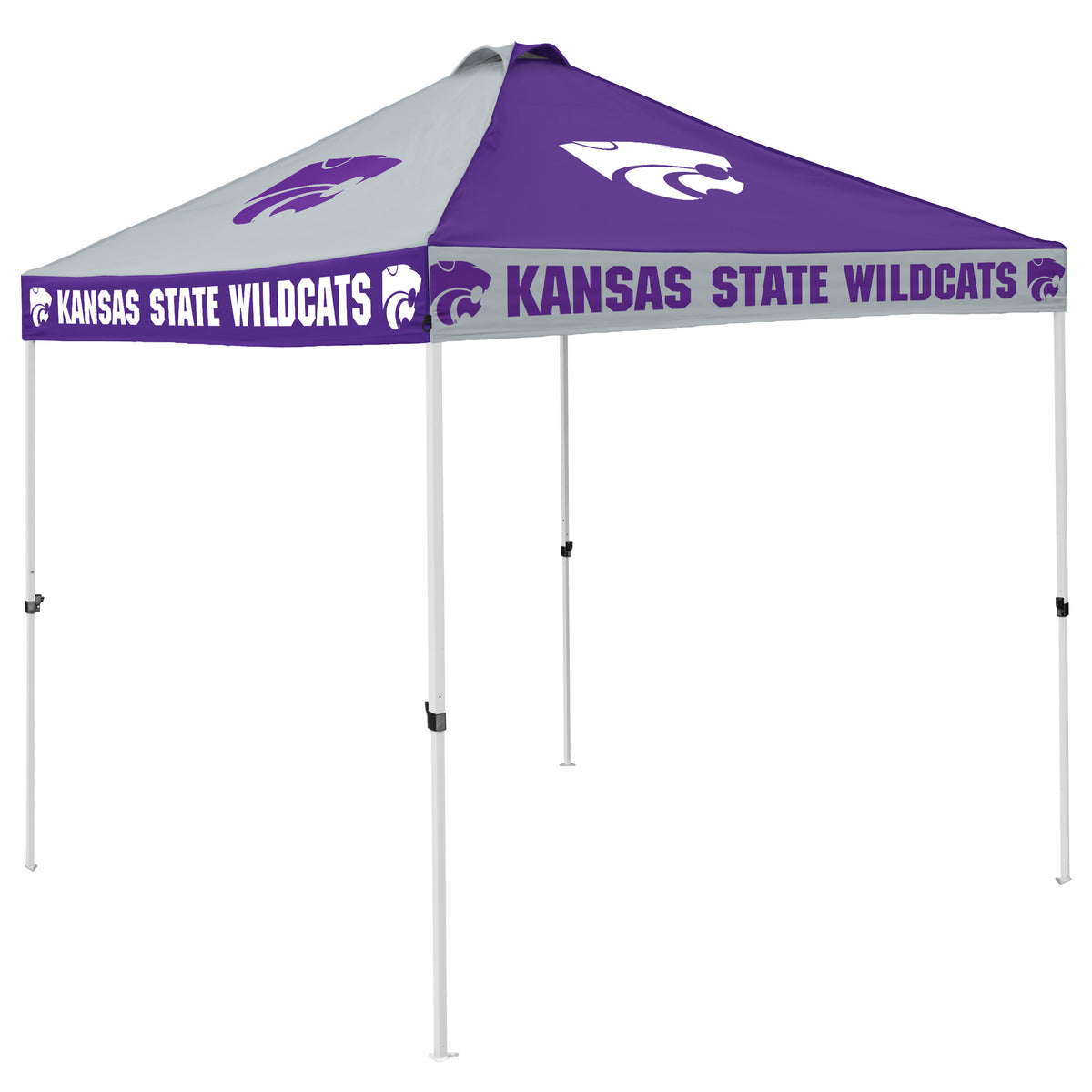 NCAA Kansas State Wildcats Logo Brands Checkerboard Canopy