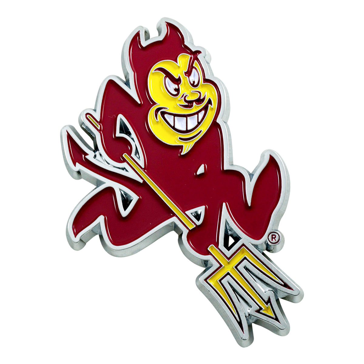 NCAA Arizona State Sun Devils Logo Brands Color Metal Emblem