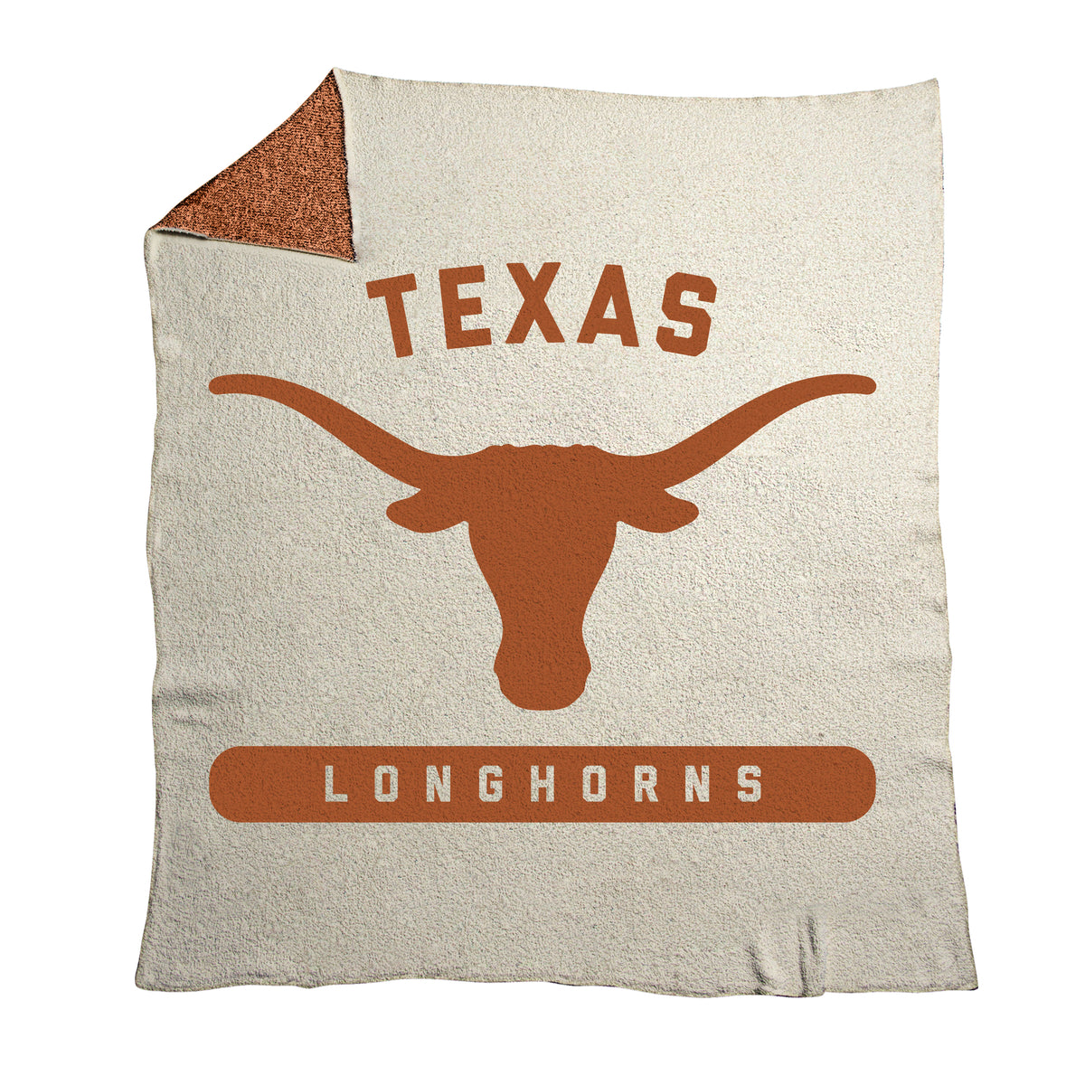 NCAA Texas Longhorns Logo Brands 50x60 Luxe Dreams Throw