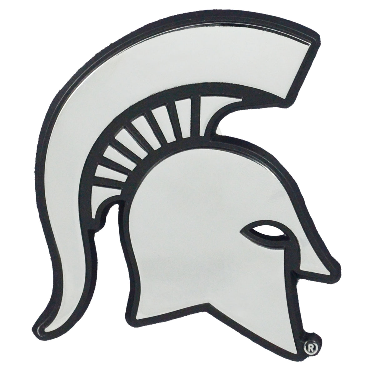 NCAA Michigan State Spartans Logo Brands Chrome Metal Emblem