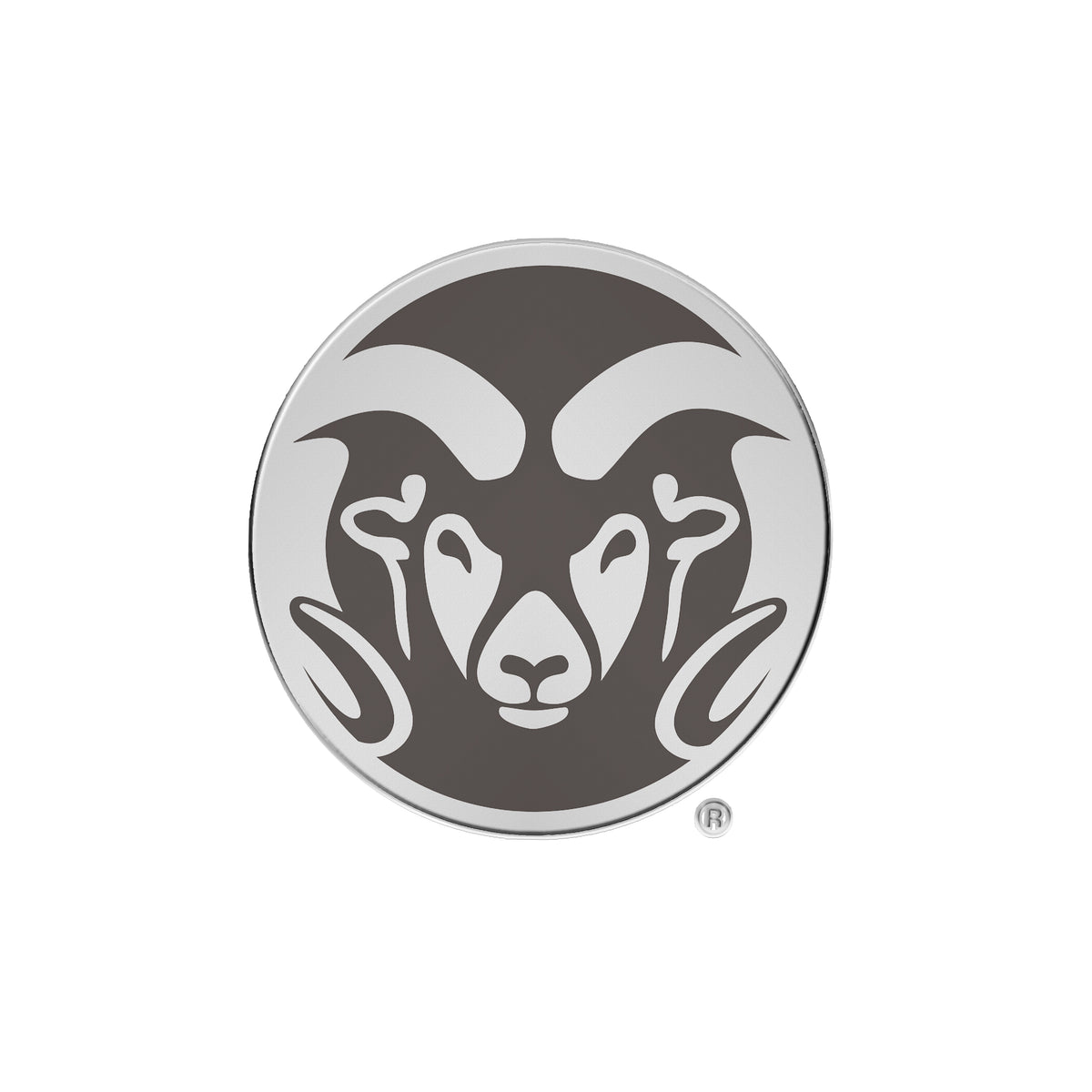 NCAA Colorado State Rams Logo Brands Chrome Metal Emblem