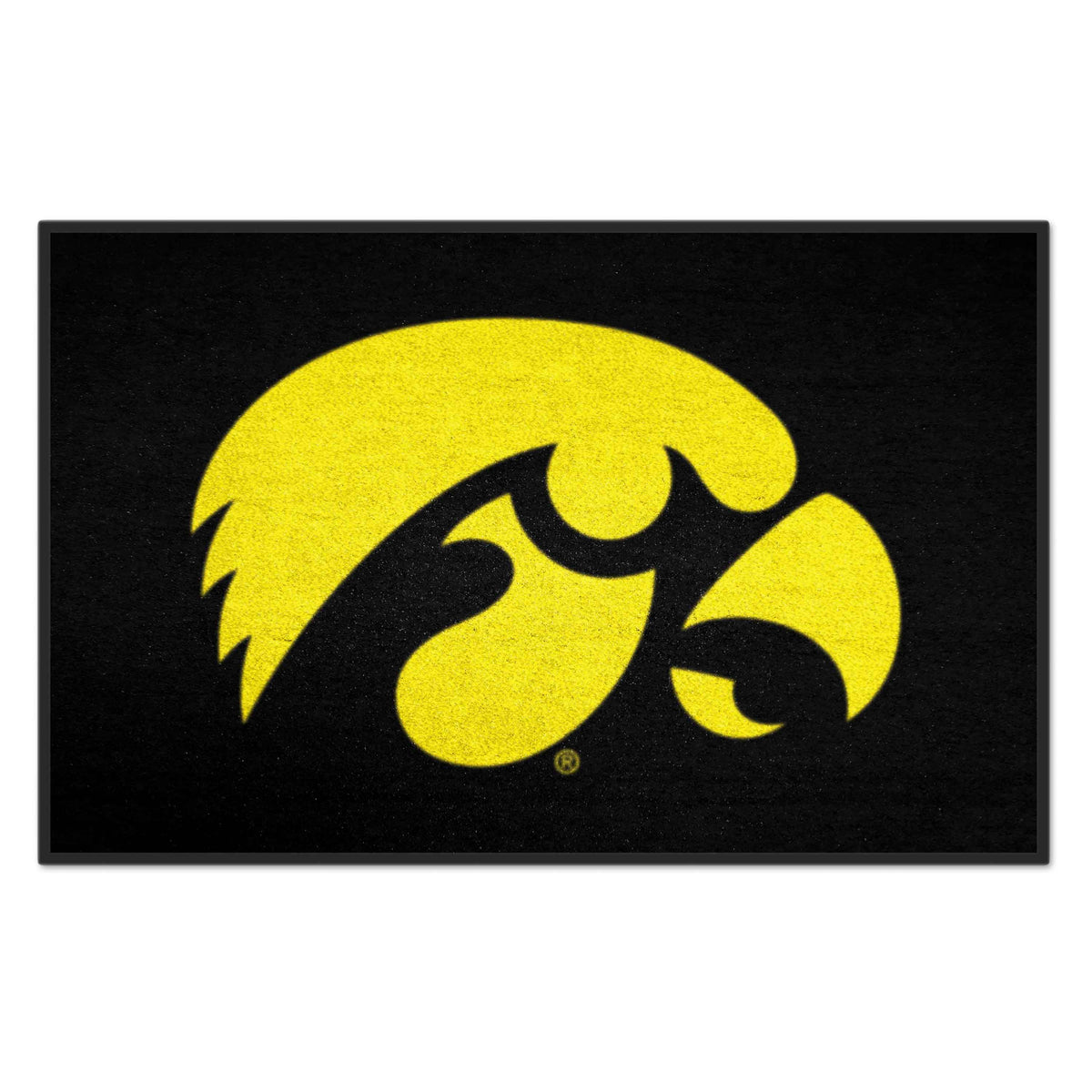 NCAA Iowa Hawkeyes Logo Brands Starter Mat