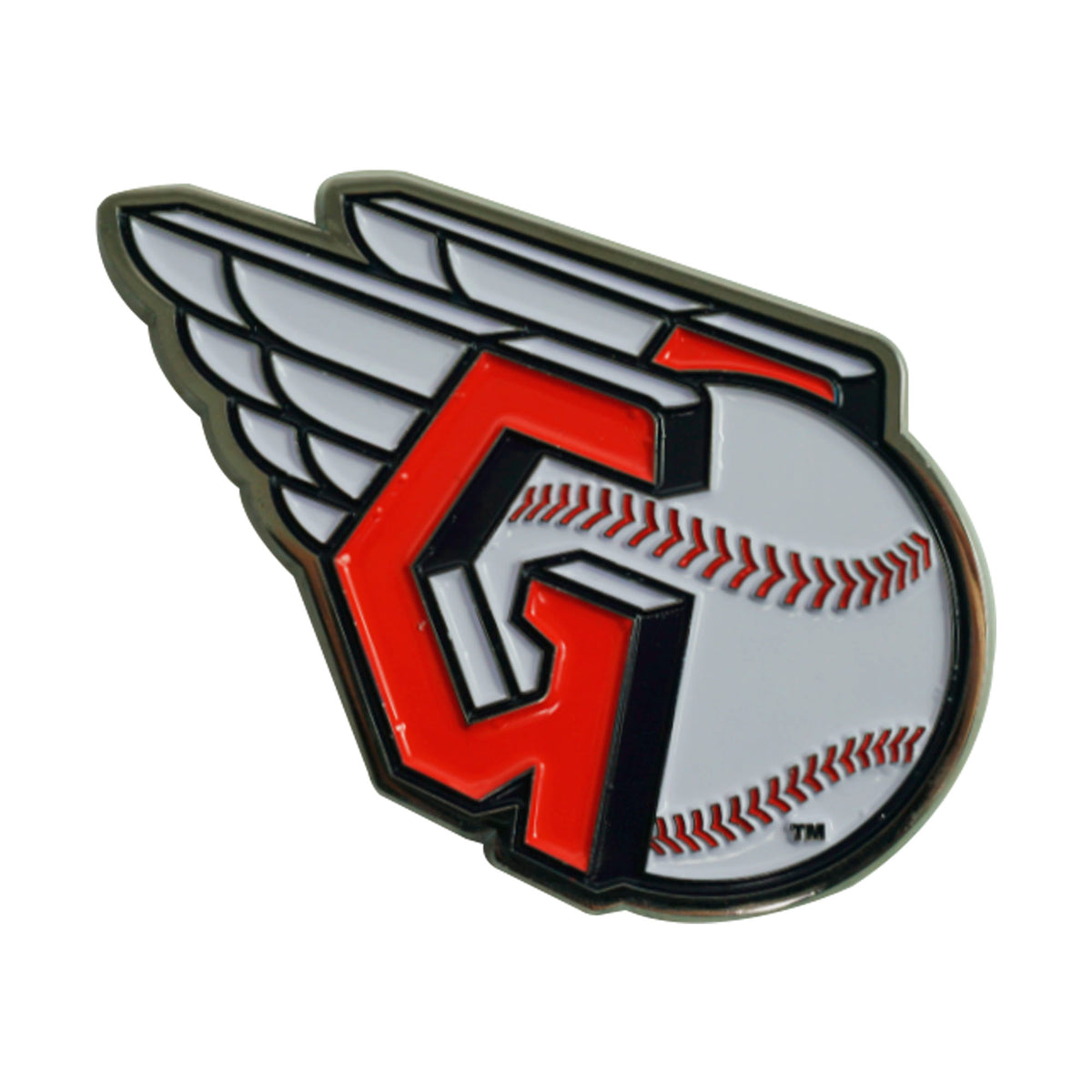 MLB Cleveland Guardians Logo Brands Color Metal Emblem
