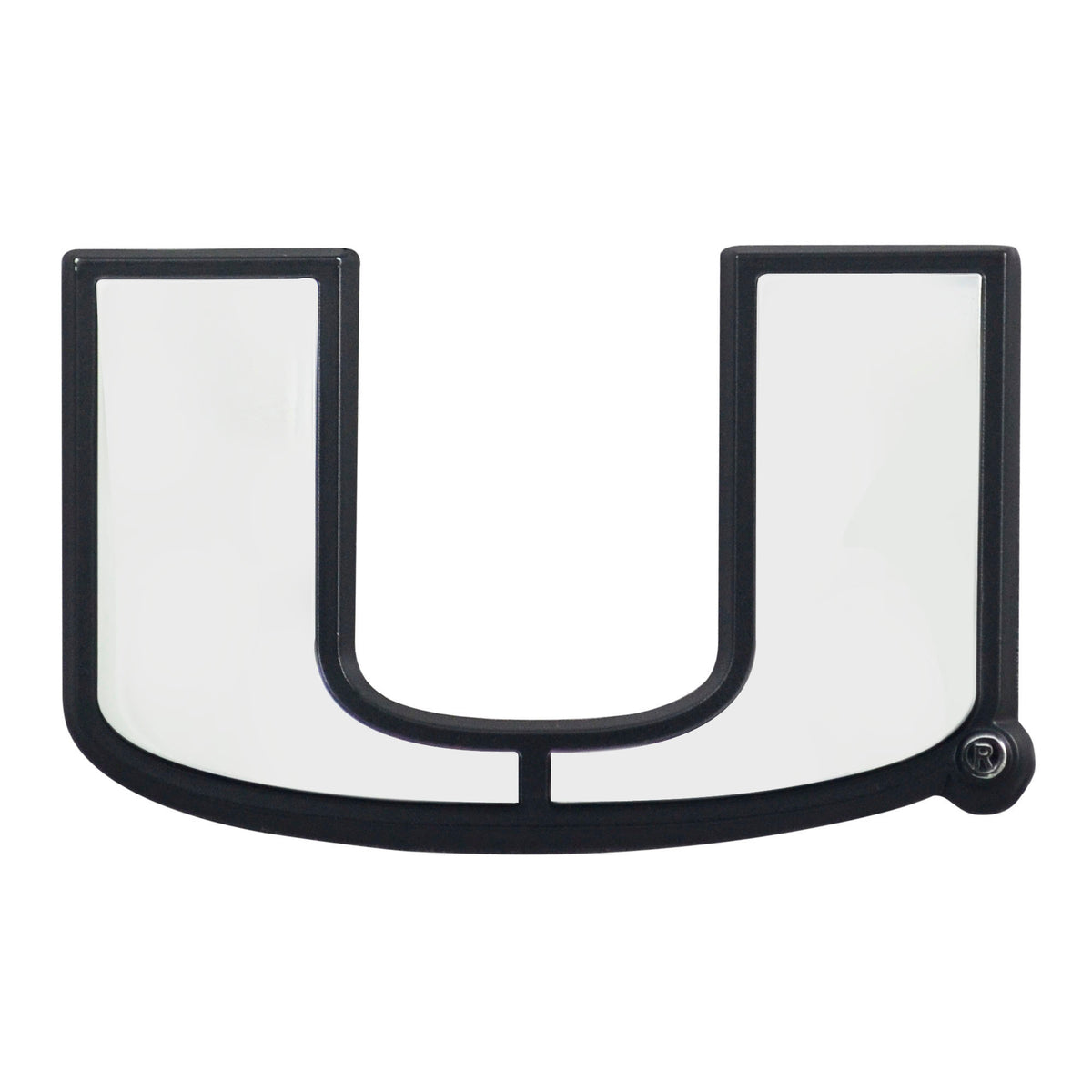 NCAA Miami Hurricanes Logo Brands Chrome Metal Emblem