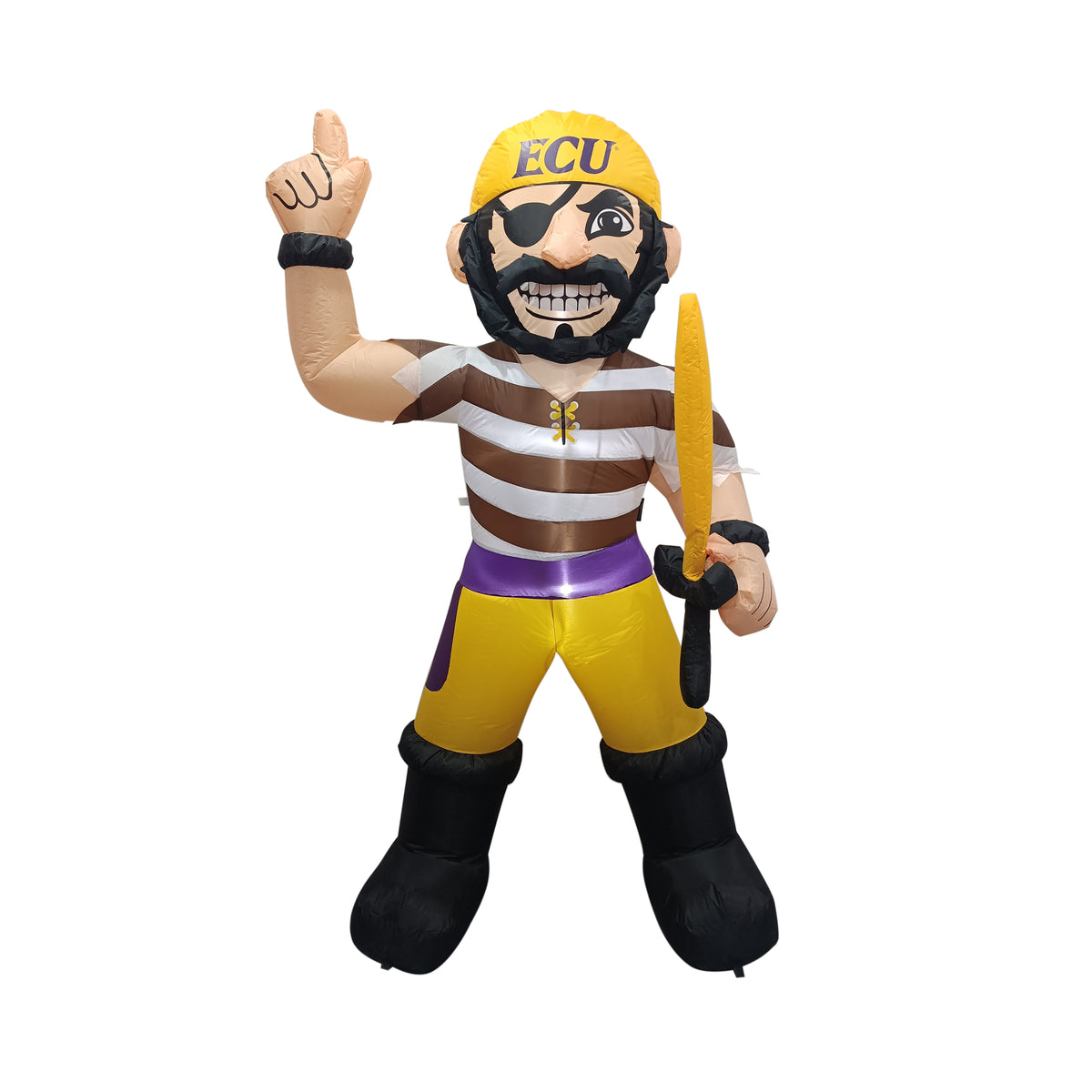 NCAA East Carolina Pirates Logo Brands 7 Foot Inflatable Mascot
