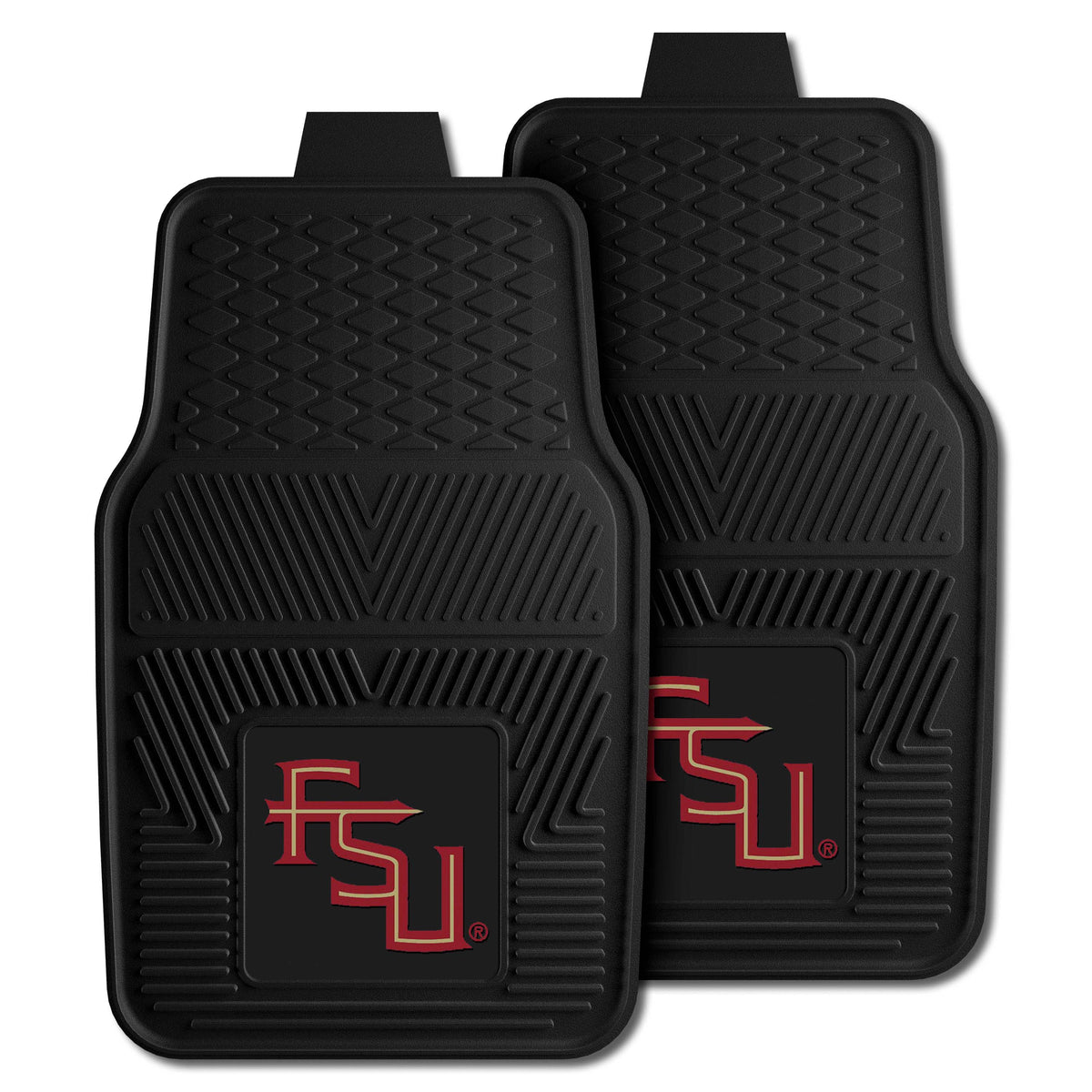 NCAA Florida State Seminoles Logo Brands 2-Pack Vinyl Car Mat Set