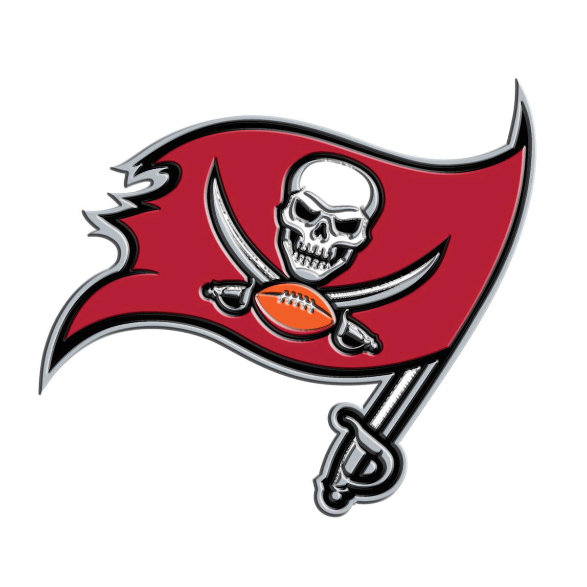 NFL Tampa Bay Buccaneers Logo Brands Color Metal Emblem