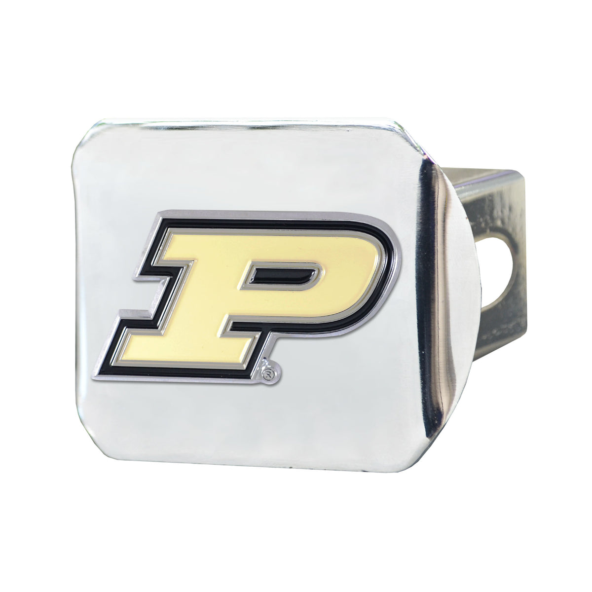 NCAA Purdue Boilermakers Logo Brands Color on Chrome Hitch Cover