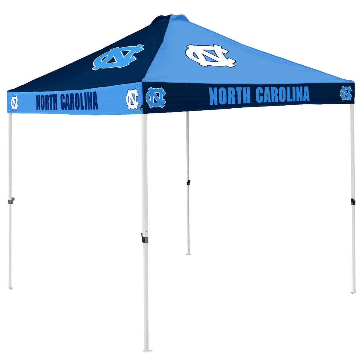 NCAA North Carolina Tar Heels Logo Brands Checkerboard Canopy