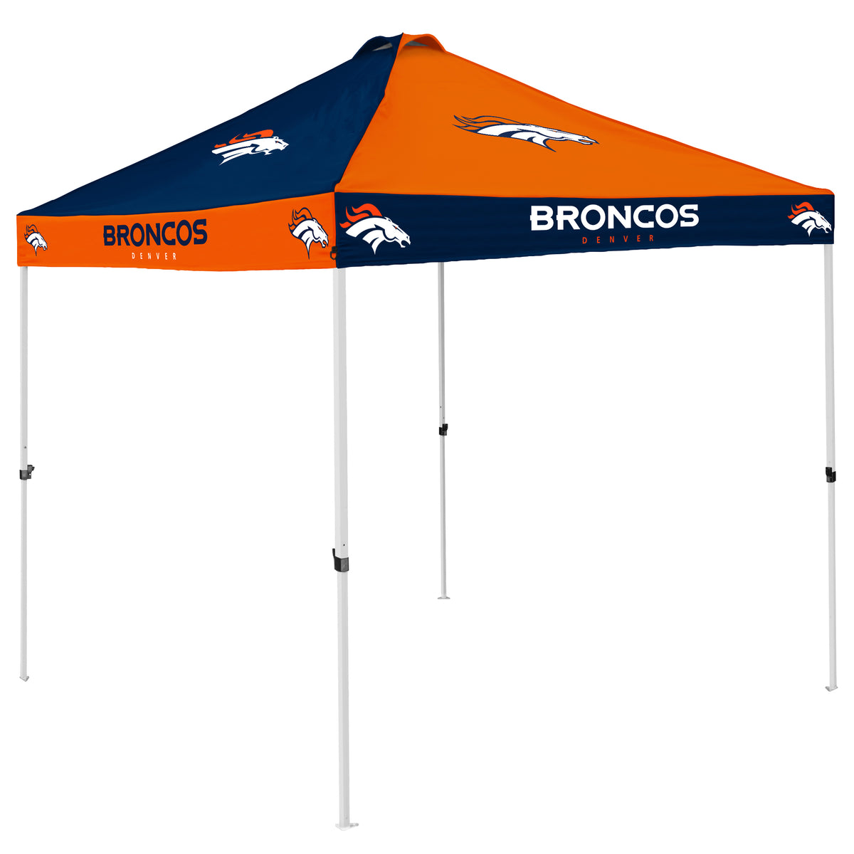 NFL Denver Broncos Logo Brands Checkerboard Canopy