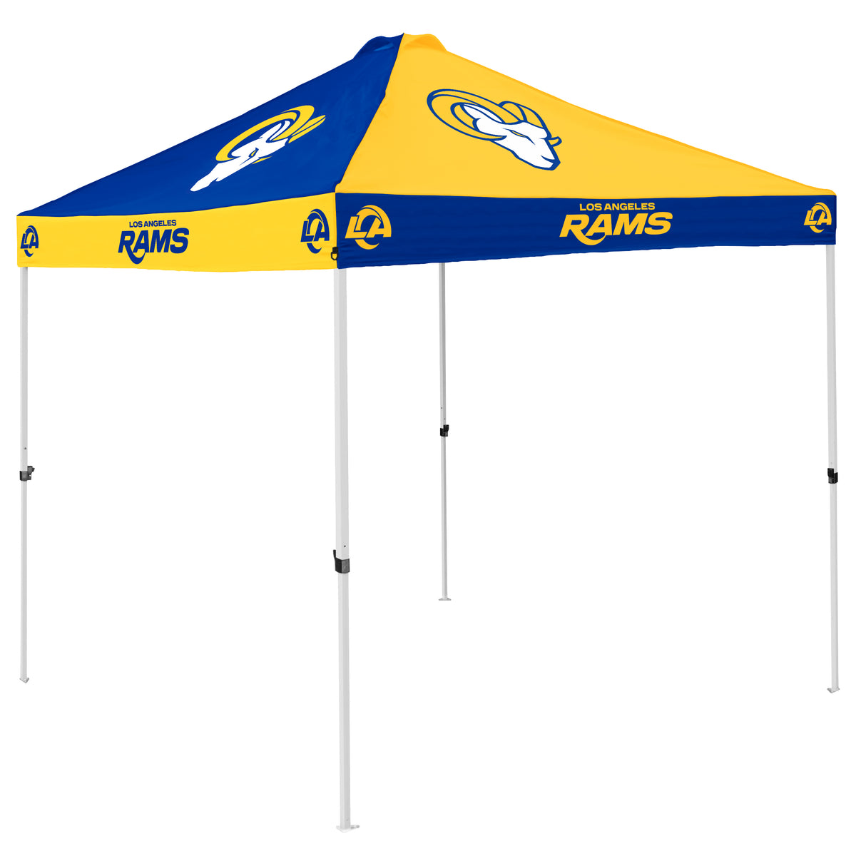 NFL Los Angeles Rams Logo Brands Checkerboard Canopy