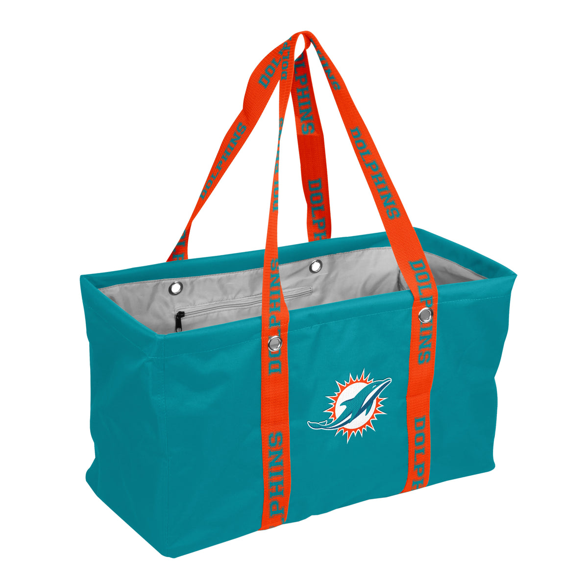 NFL Miami Dolphins Logo Brands Picnic Caddy with Dig Strap
