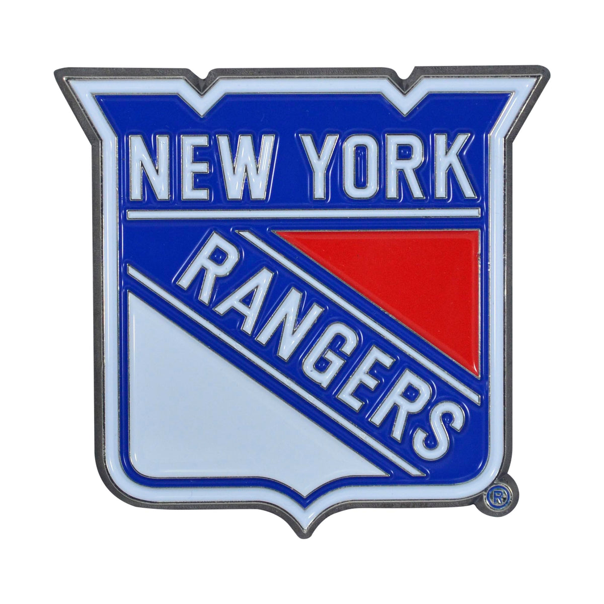 NHL New York Rangers Logo Brands Color Metal Emblem
