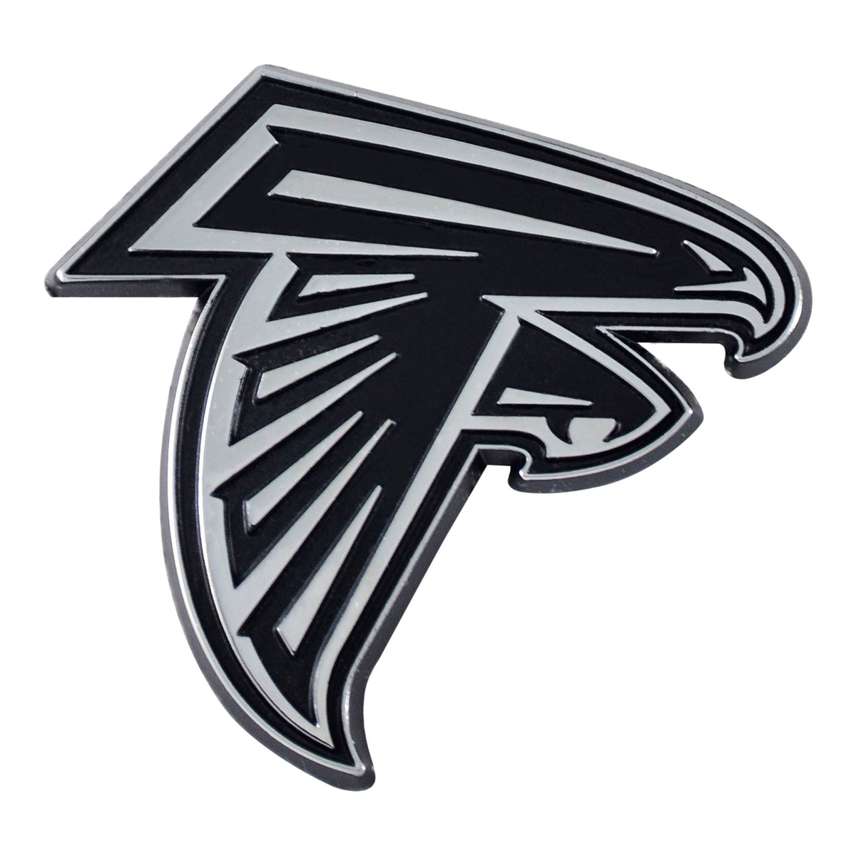 NFL Atlanta Falcons Logo Brands Chrome Metal Emblem