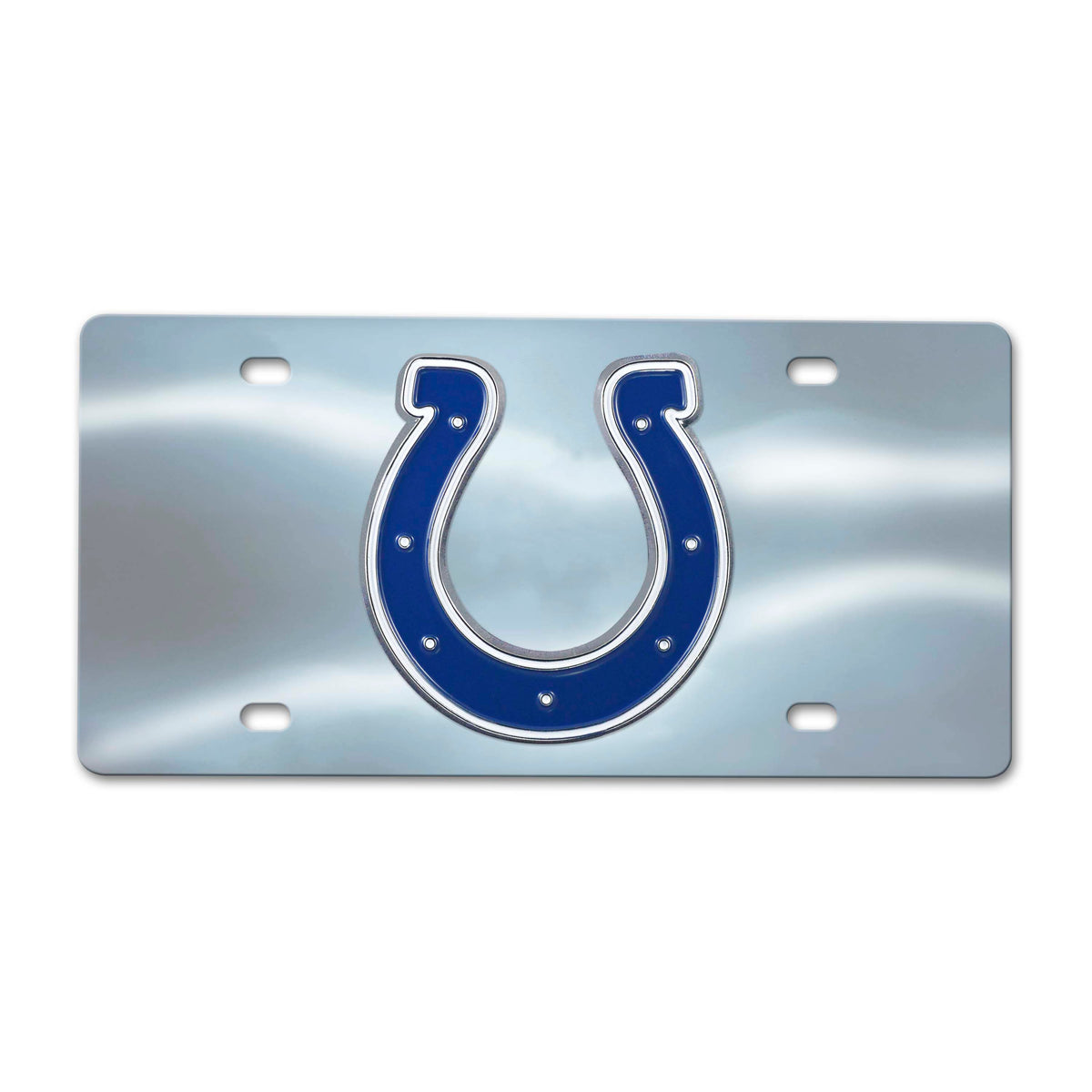NFL Indianapolis Colts Logo Brands Chrome Diecast License Plate