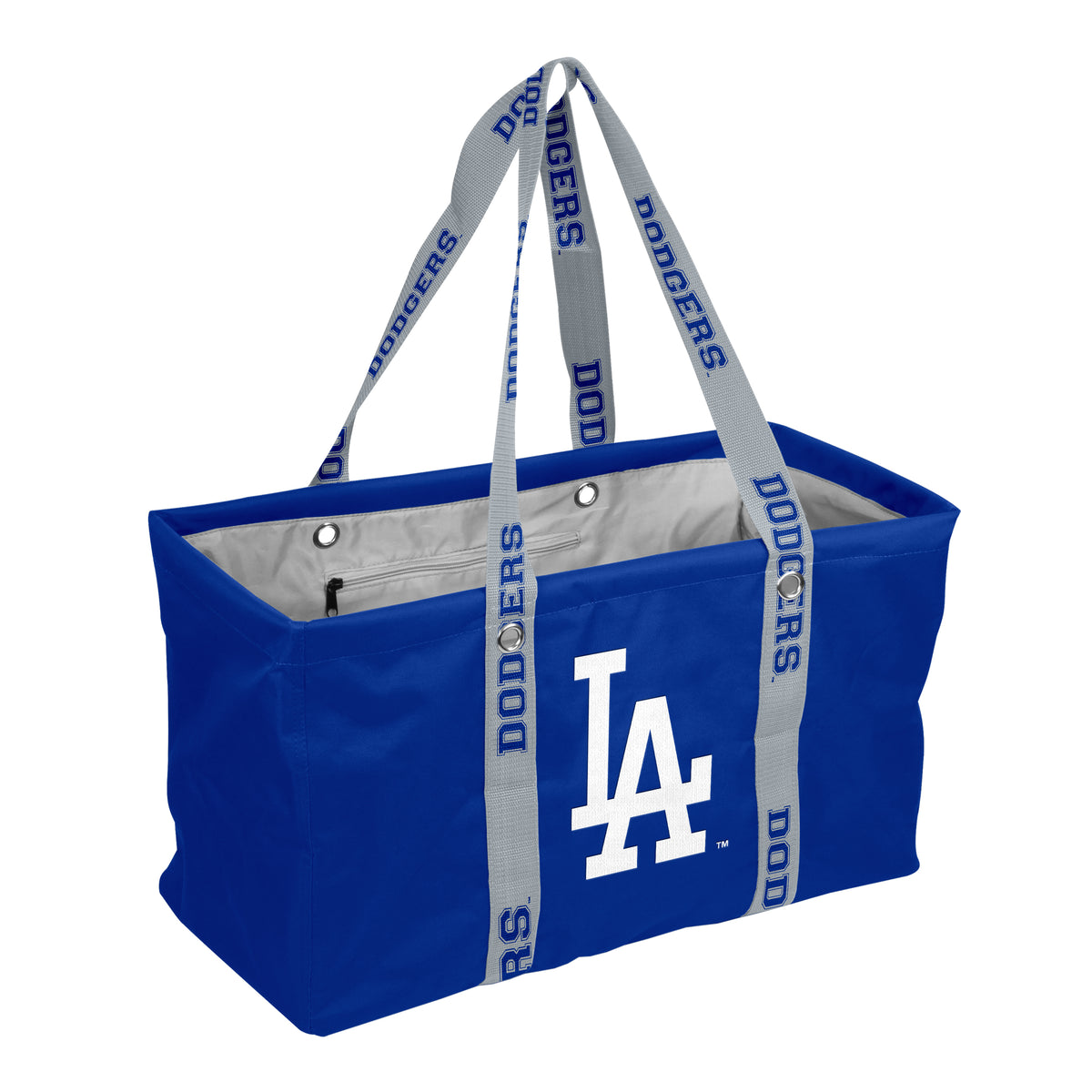 MLB Los Angeles Dodgers Logo Brands Picnic Caddy with Dig Strap