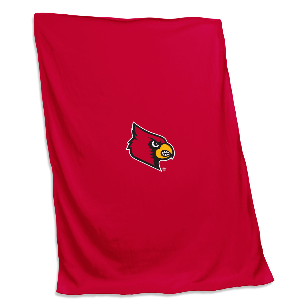 NCAA Louisville Cardinals Logo Brands Sweatshirt Blanket
