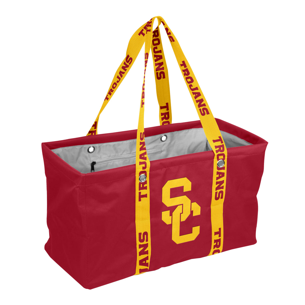 NCAA Southern California Trojans Logo Brands Picnic Caddy with Dig Strap
