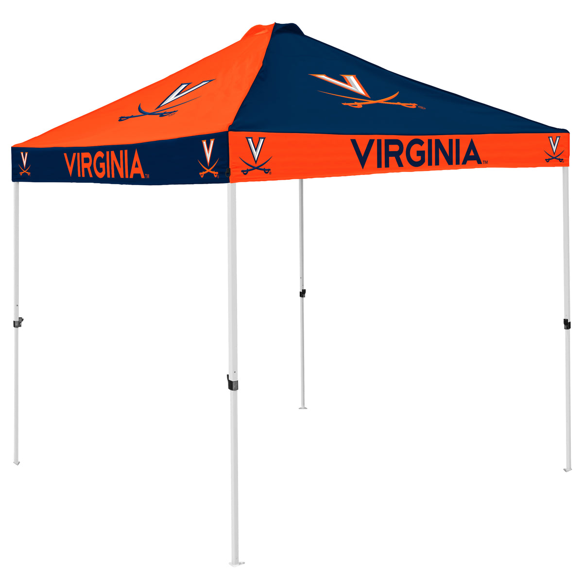 NCAA Virginia Cavaliers Logo Brands Checkerboard Canopy