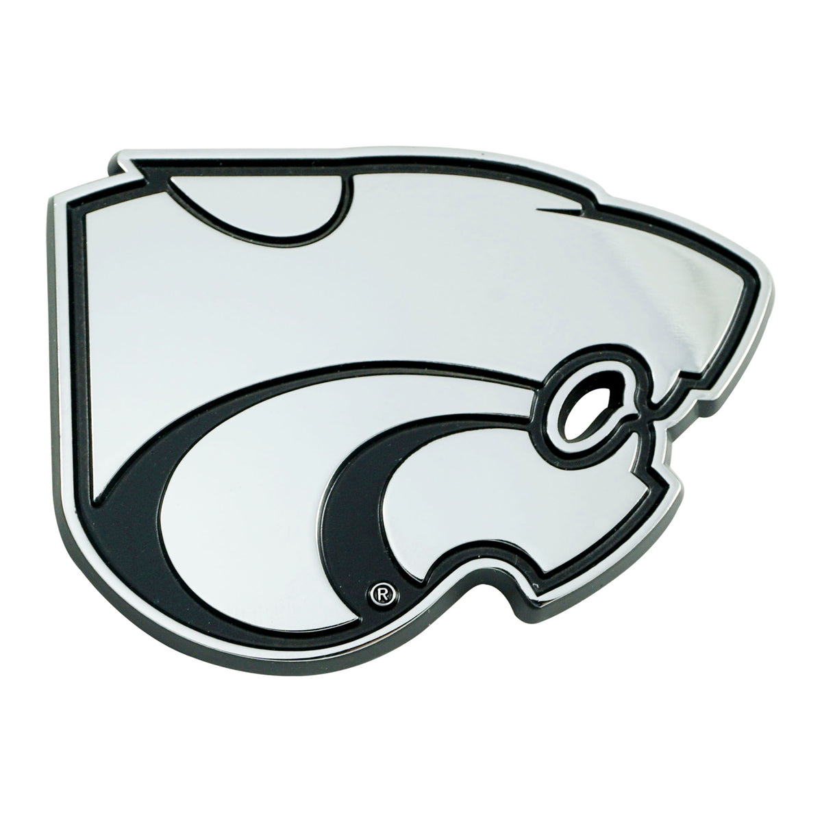NCAA Kansas State Wildcats Logo Brands Chrome Metal Emblem
