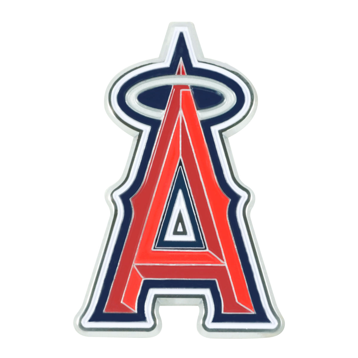 MLB Los Angeles Angels Logo Brands Color Metal Emblem