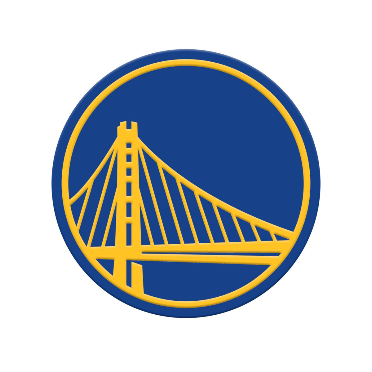 NBA Golden State Warriors Logo Brands Color Metal Emblem