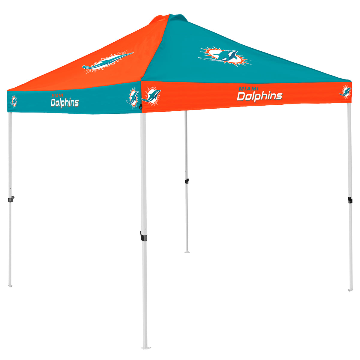 NFL Miami Dolphins Logo Brands Checkerboard Canopy