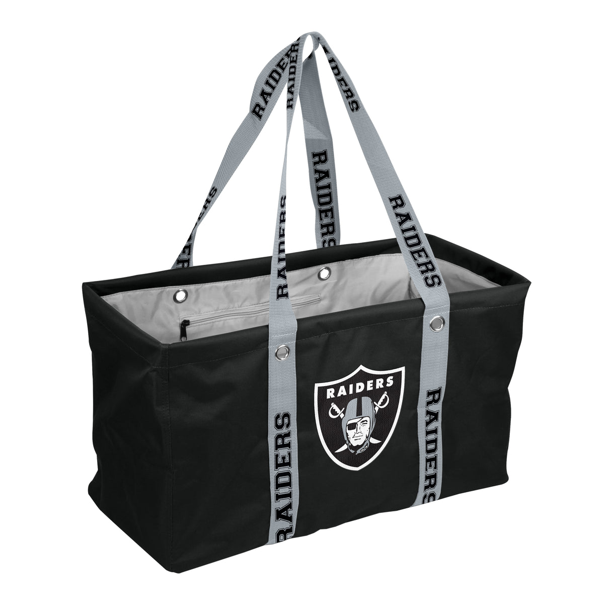 NFL Las Vegas Raiders Logo Brands Picnic Caddy with Dig Strap