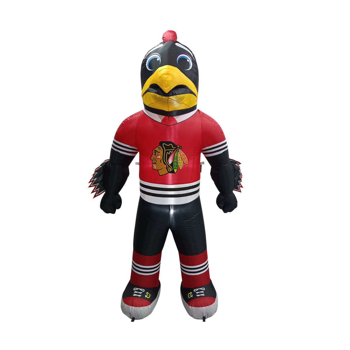 NHL Chicago Blackhawks Logo Brands 7 Foot Yard Inflatable Mascot