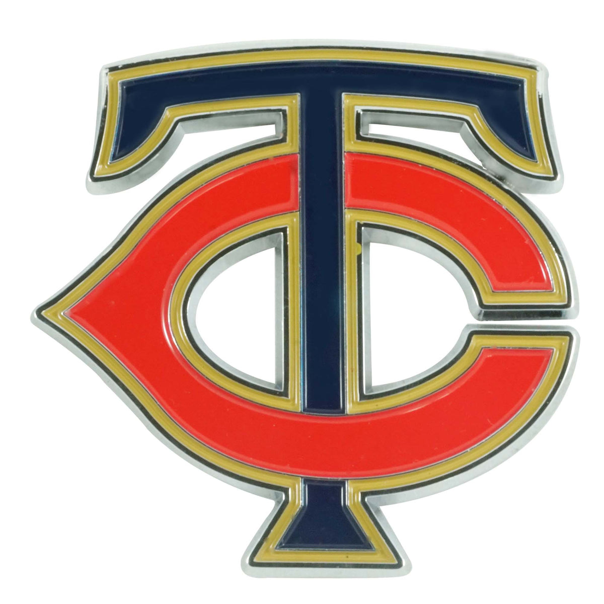 MLB Minnesota Twins Logo Brands Color Metal Emblem