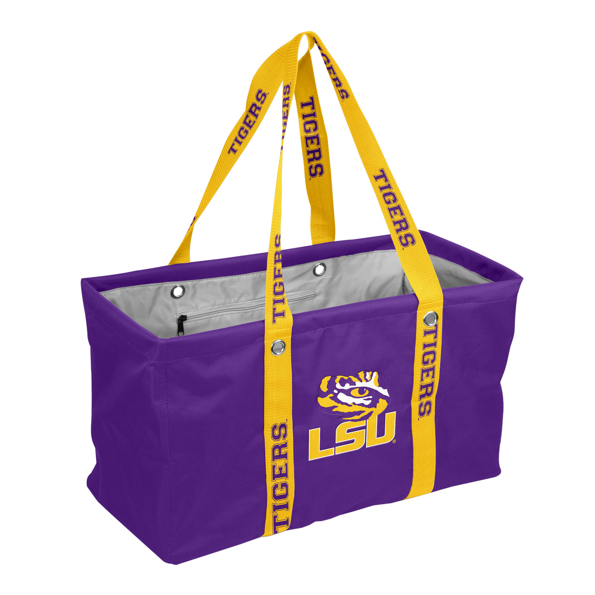 NCAA LSU Tigers Logo Brands Picnic Caddy with Dig Strap